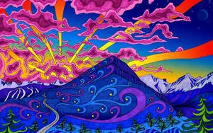 Abstract Nature Psychedelic 4K