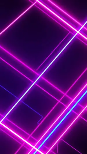 Abstract Pink and Purple Neon Lines