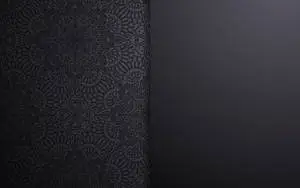 Abstract Plain And Ethnic Black Pattern