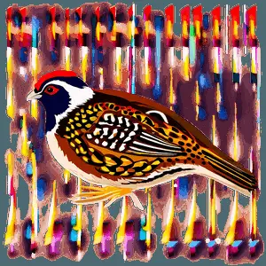 Abstract Quail Representation PNG emi51