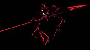 Abstract Red Devil For Iphone