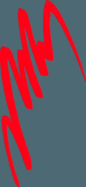 Abstract Red Line Artwork