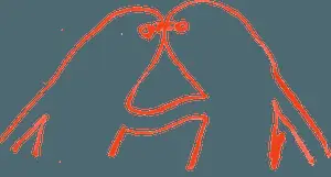 Abstract Red Lines Artwork