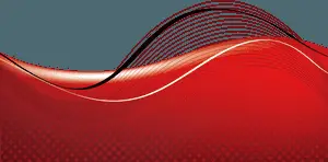 Abstract Red Wave Design