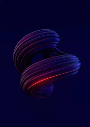 Abstract Render In A Loop Mobile 3D