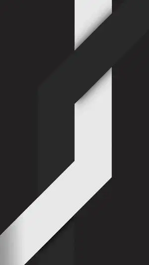 Abstract Shapes White And Black Pattern