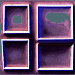 Abstract Square Outline PNG 67