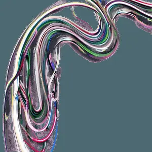 Abstract Squiggle Composition PNG 05262024