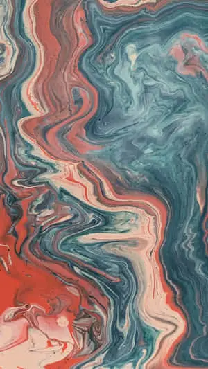 Abstract Swirls Pink Orange Texture