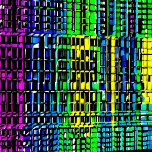 Abstract Techno Pattern PNG 06242024