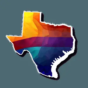 Abstract Texas Outline PNG 42