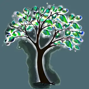 Abstract Tree Design PNG ejn21