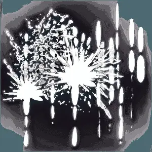 Abstract White Splash PNG 23