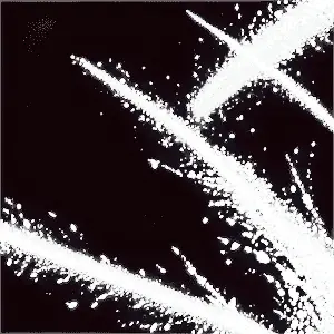 Abstract White Splatter Art PNG 68