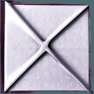 Abstract White X Art PNG 06132024