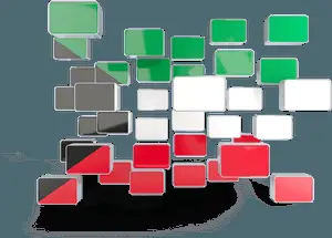 Abstract3 D Blocks Structure