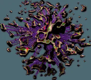 Abstract3 D Explosion Art