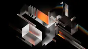 Abstract3 D Geometric Composition