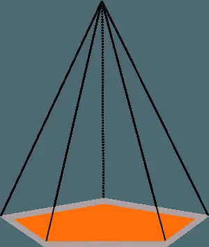 Abstract3 D Pyramid Projection