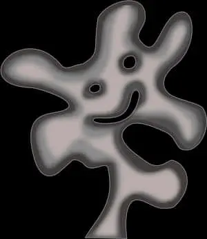 Abstract_ Black_and_ Gray_ Forms