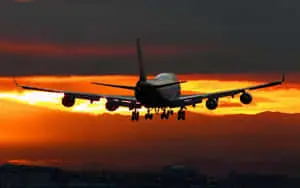 Aeroplane In Dusk Pictures