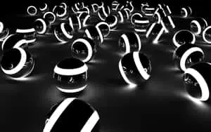 Aesthetic Black and White Abstract Background