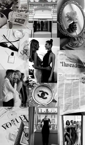 Abstract Black and White Aesthetic