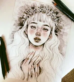 A Beautiful Abstract Aesthetic Drawing