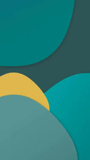 a blue and yellow abstract background with a yellow and green striped pattern