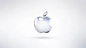 Apple 4k Ultra HD Glass Logo
