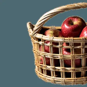 Apple Basket PNG 04292024