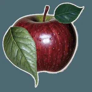 Apple with Heart PNG 37