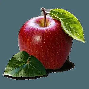 Apple with Leaf PNG iiy94
