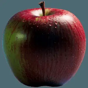 Apple with Stem Icon PNG 05252024
