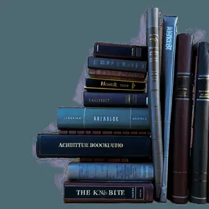 Architecture Books Stack PNG 54