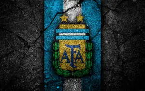 Argentina National Football Team Emblem Pavement