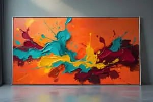 Beautiful abstract paintings background 