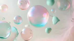 Beautiful bubble abstract 