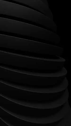 a black abstract background with a curved shape