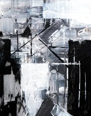 Black Abstract Art