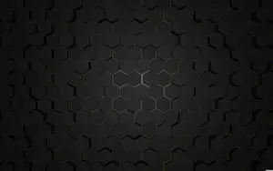 Elegant Black Abstract Hexagon Pattern
