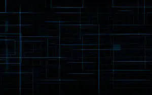 Black Abstract With Blue Lines