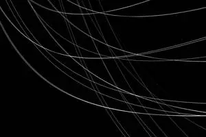 Black Abstract With Lines