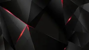 Black And Red Abstract Cool Black