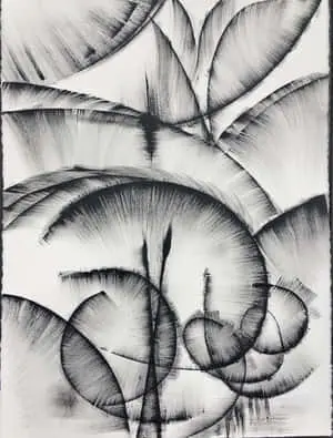 Captivating Black and White Abstract Art