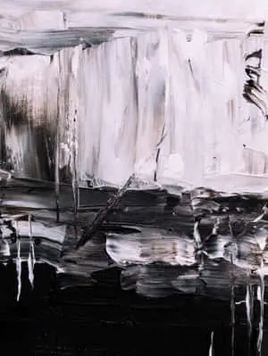 Intriguing Black and White Abstract Composition