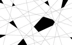 Black And White Abstract Line Art