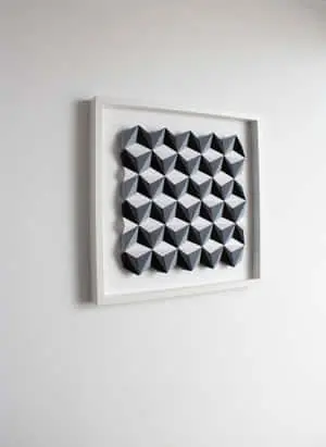 Black and White Geometric Pattern