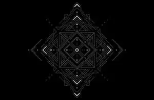 Abstract Black and White Geometric Patterns