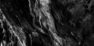 Abstract Elegance in Monochrome - Black and White Marble Art